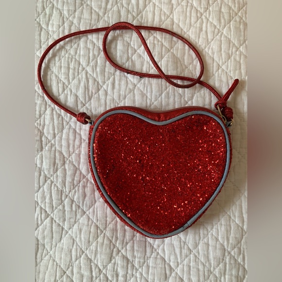 Crewcuts Glitter Heart Purse - 2 available - Picture 3 of 10